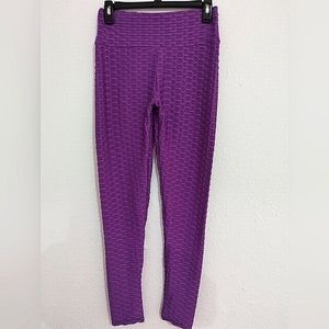Purple Working Out Tights